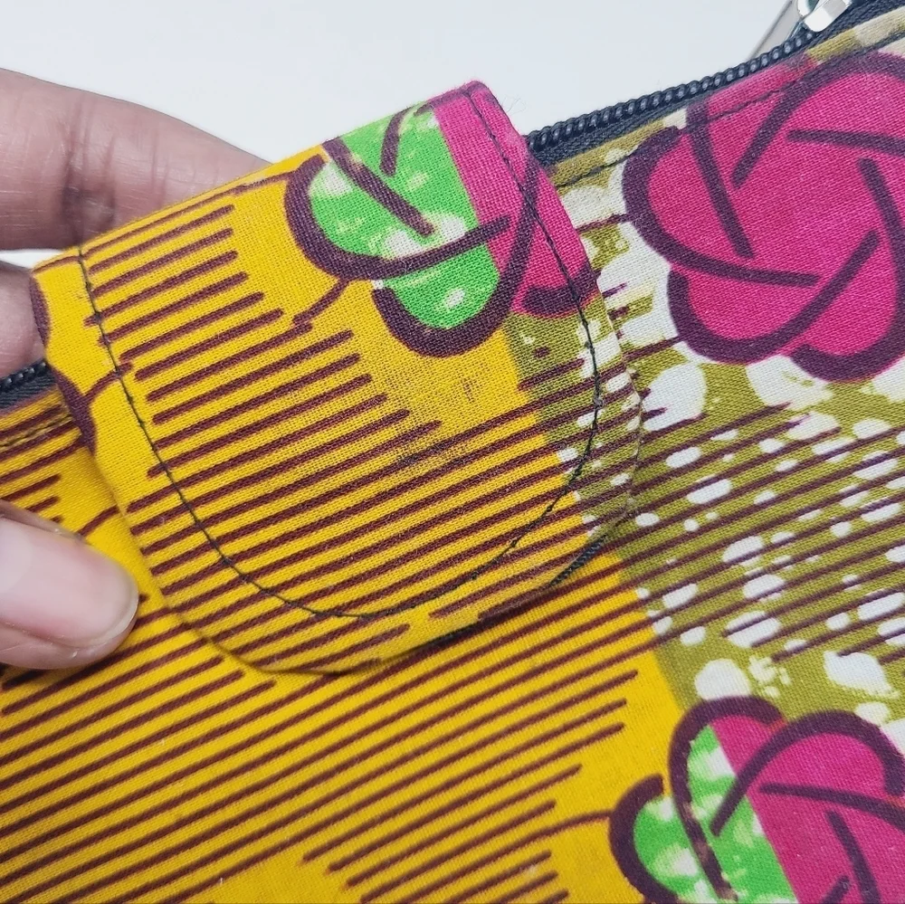 Unbranded | Women's Colorful Ankara Patterned Clutch Wristlet Or Keychain (OS)